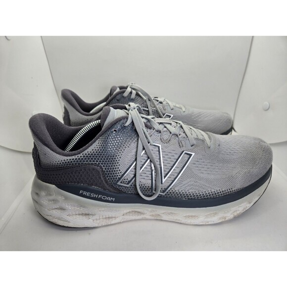 New Balance Fresh Foam X More V3 Shoes Men\'s 12 2E Wide Grey Running Sneakers